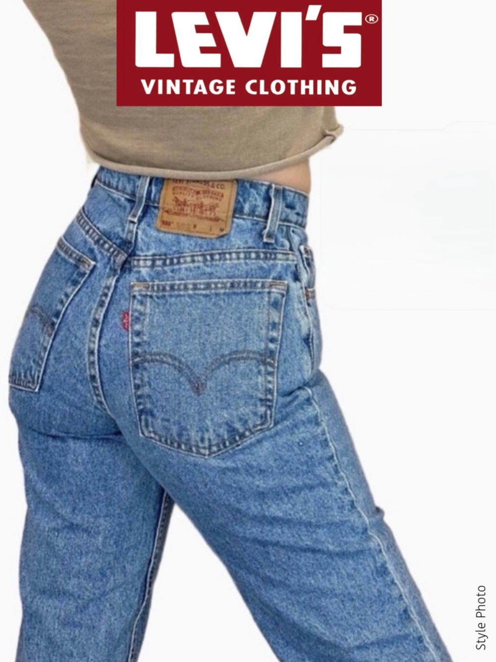 2005 LEVI’S 550 Relaxed Fit High-Rise Tapered Y2K Jeans (14S ~ 31W)